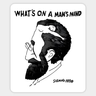 Sigmund Freud - What's On a Man's Mind Sticker